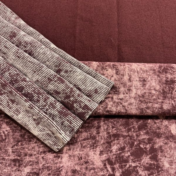 Футер 3-х нитка начес Варенка с эффектом велюра | Винный