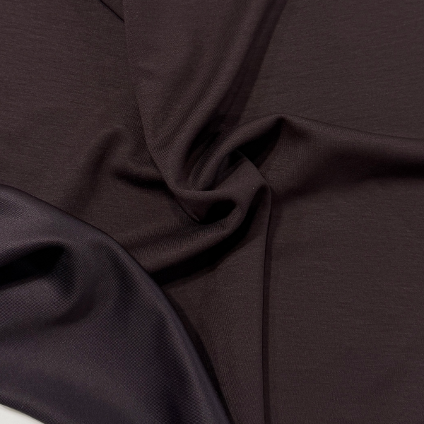 Ткань "Oysho" дабл фейс | Шоколад